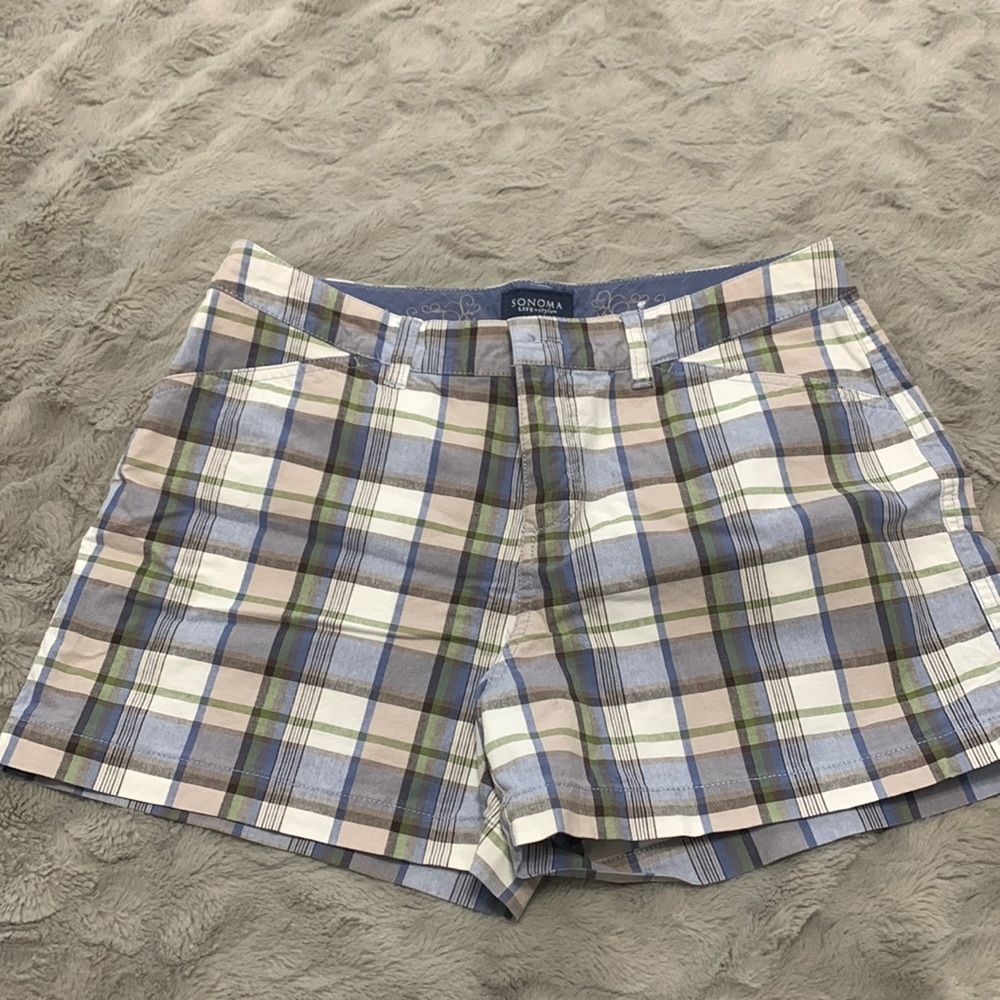 Sonoma Plaid Women’s Shorts Size 8